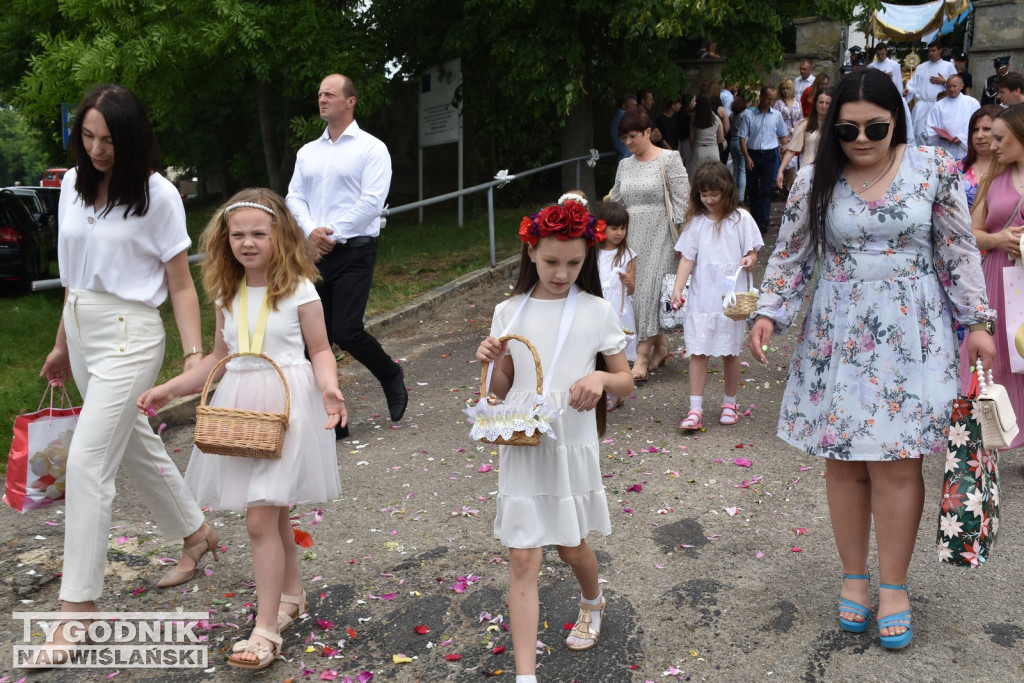 Procesja Bożego Ciała w Goźlicach w gm. Klimontów