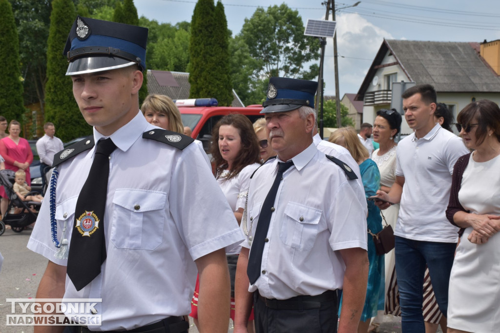 Procesja Bożego Ciała w Goźlicach w gm. Klimontów