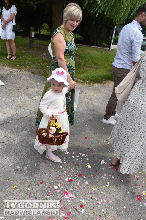 Procesja Bożego Ciała w Goźlicach w gm. Klimontów