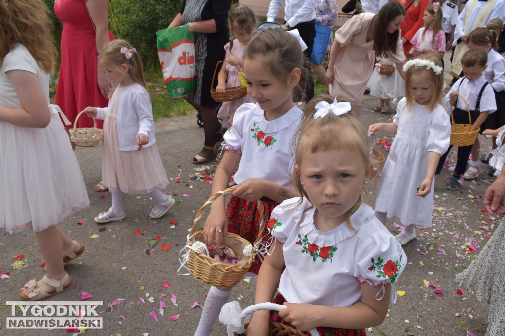 Procesja Bożego Ciała w Goźlicach w gm. Klimontów