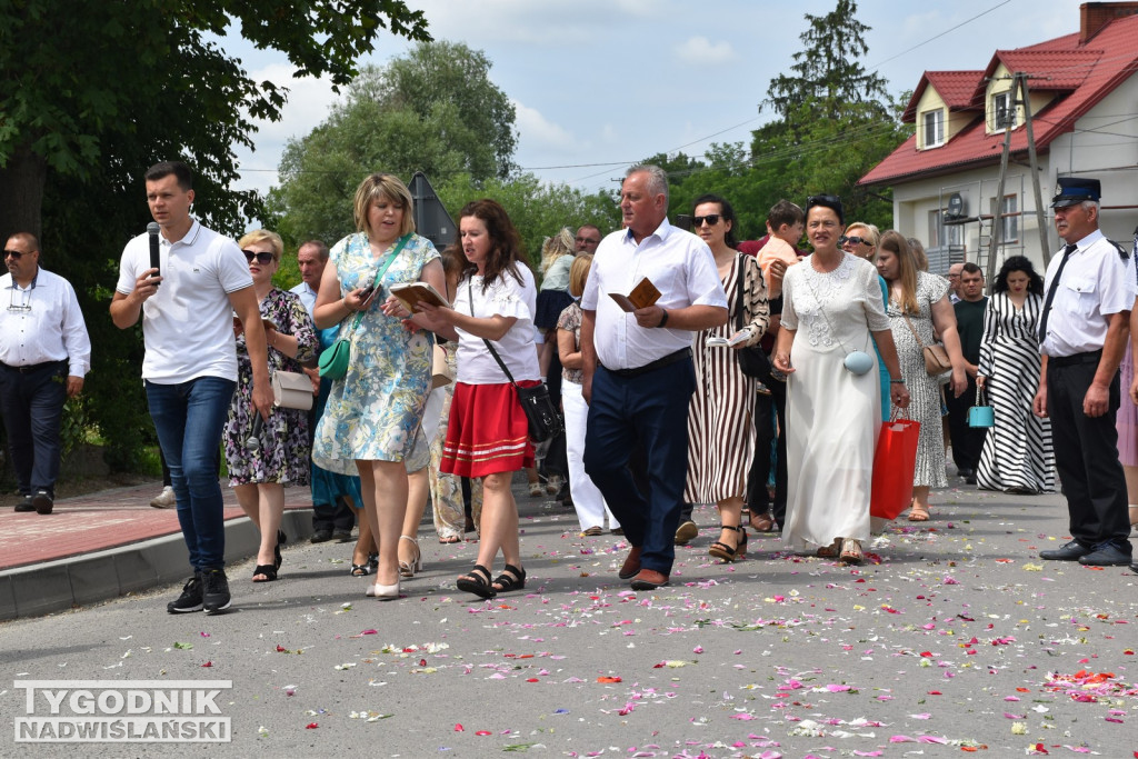 Procesja Bożego Ciała w Goźlicach w gm. Klimontów