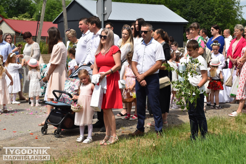 Procesja Bożego Ciała w Goźlicach w gm. Klimontów