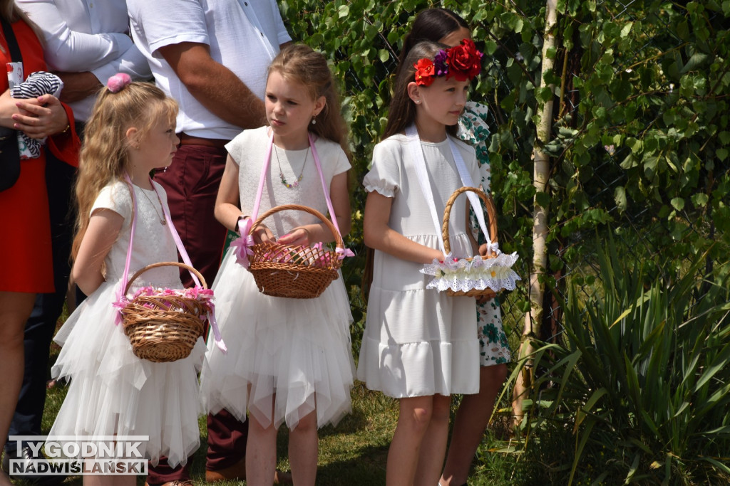 Procesja Bożego Ciała w Goźlicach w gm. Klimontów