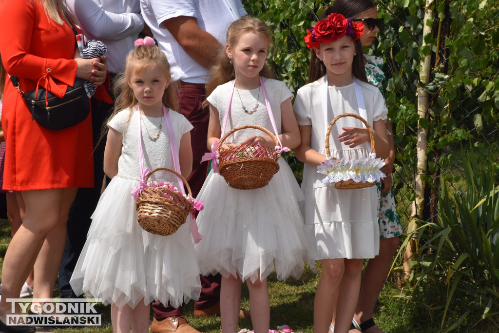 Procesja Bożego Ciała w Goźlicach w gm. Klimontów