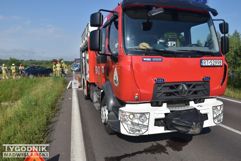 Wypadek na drodze Tarnobrzeg – Stalowa Wola