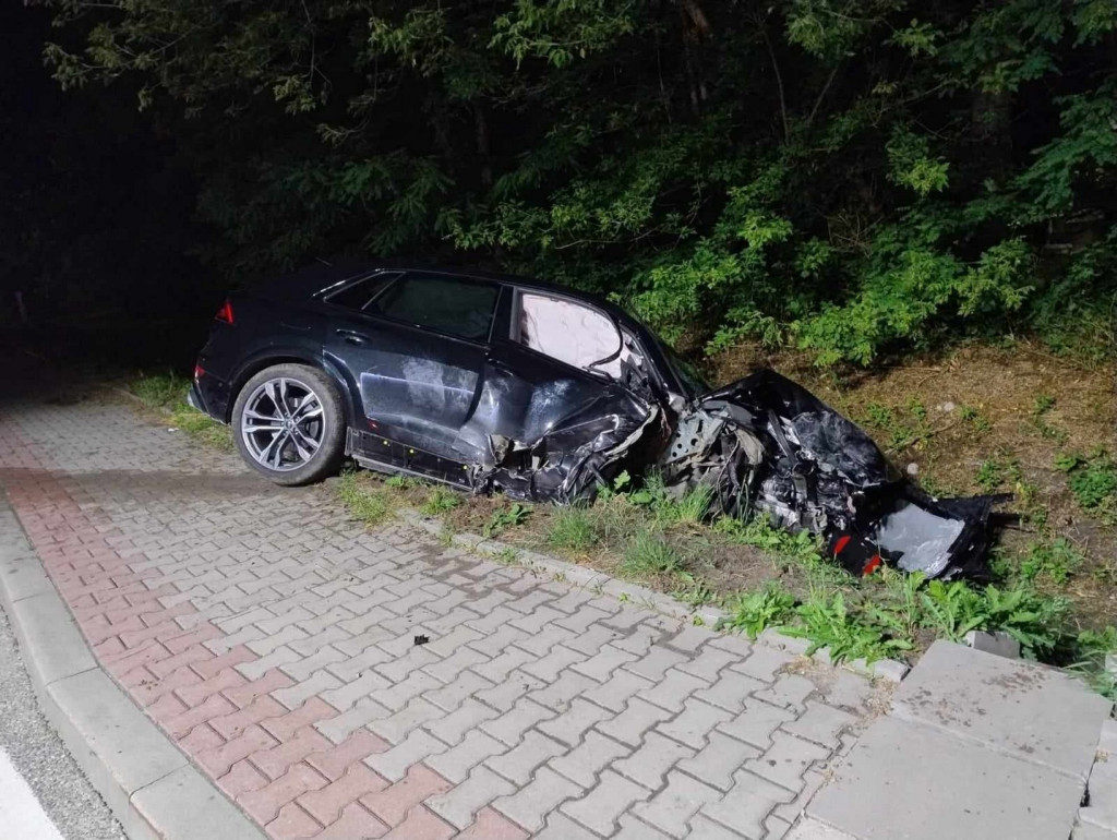 Wypadek na DK79 w Luszycy