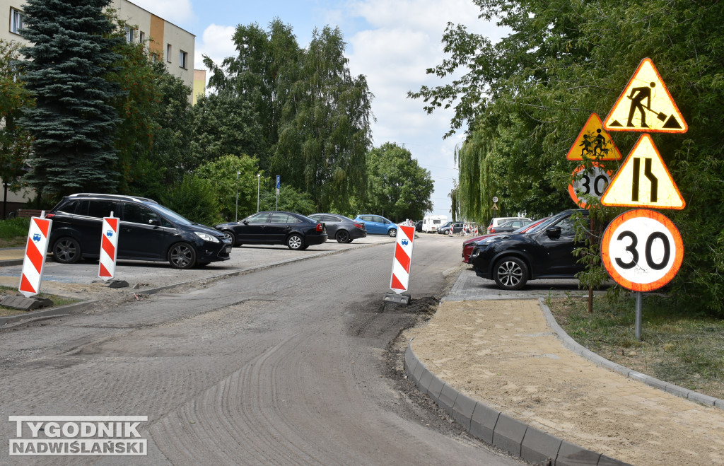 Remont ulicy Milberta w Sandomierzu