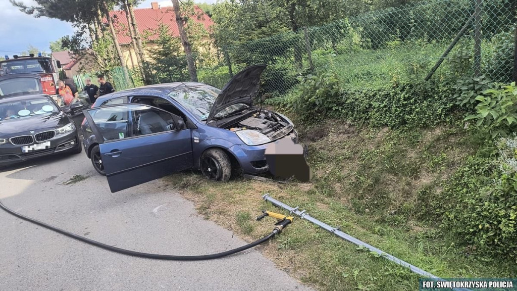 Wypadek w gminie Klimontów (02.07.24)