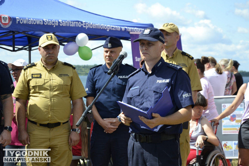 Piknik wakacyjny nad Jeziorem Tarnobrzeskim