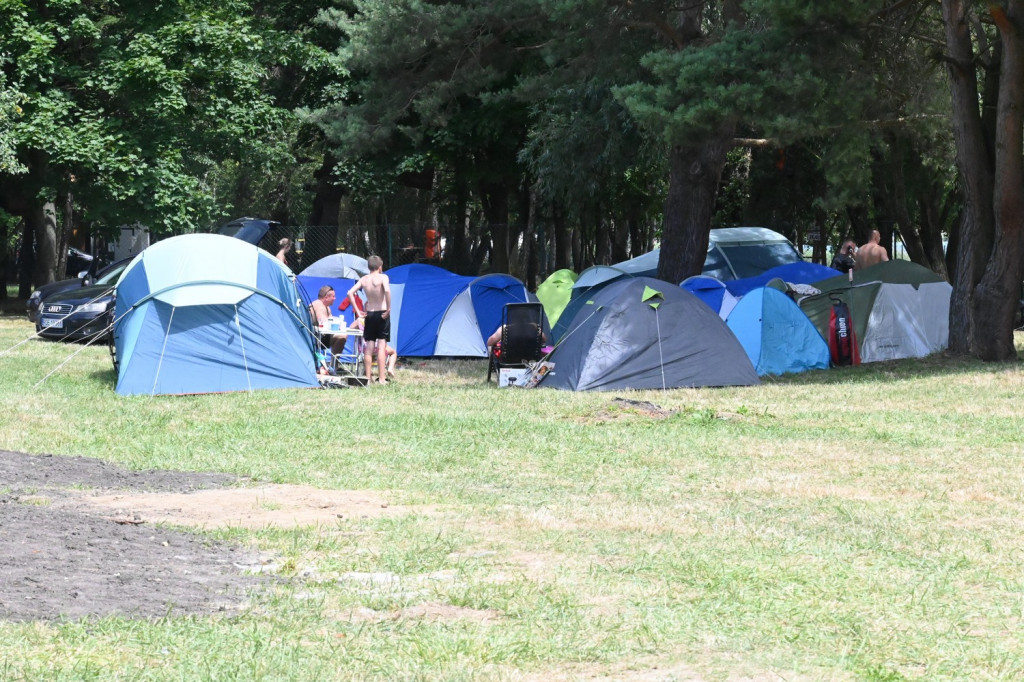 Pole biwakowe nad Jeziorem Tarnobrzeskim