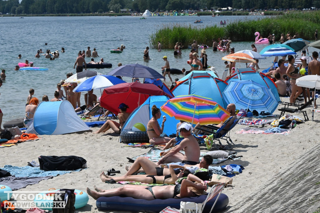 Słoneczna niedziela nad Jeziorem Tarnobrzeskim