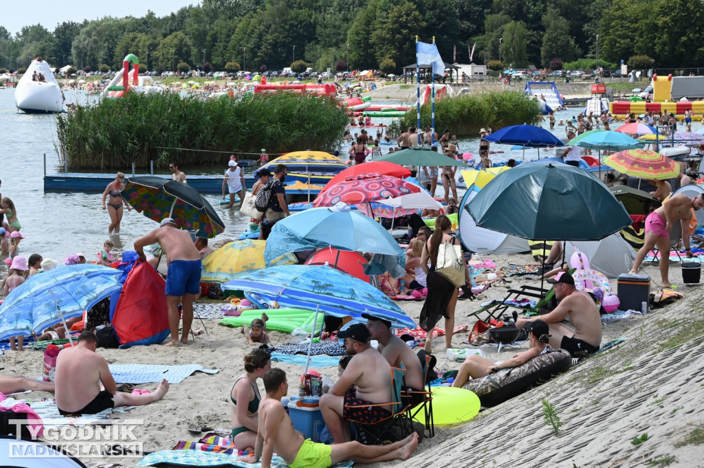 Słoneczna niedziela nad Jeziorem Tarnobrzeskim