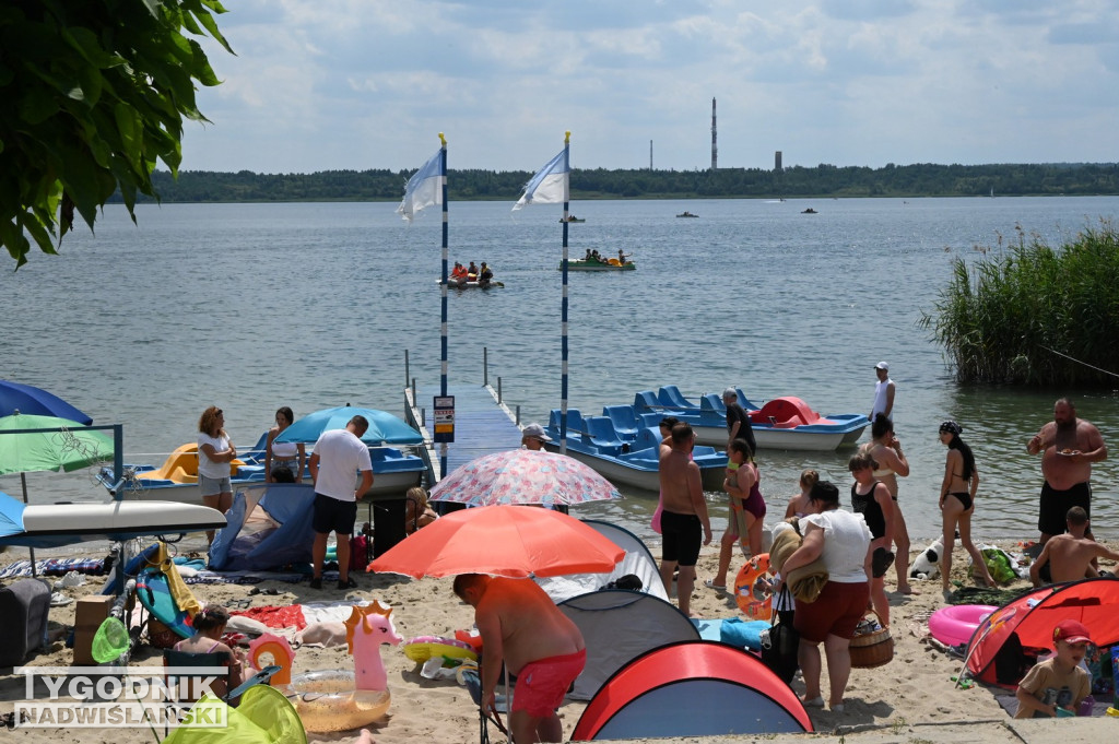 Słoneczna niedziela nad Jeziorem Tarnobrzeskim