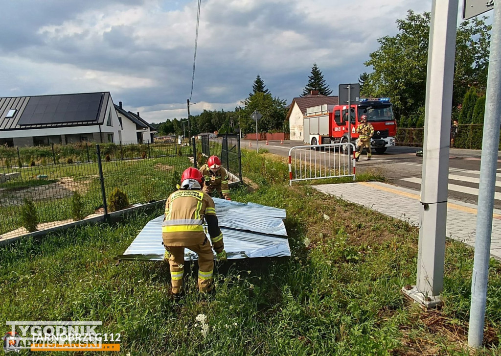 Nawałnica przeszła nad gminą Baranów Sandomierski