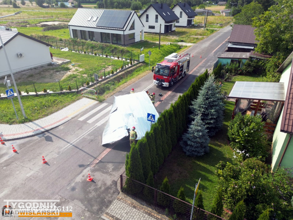 Nawałnica przeszła nad gminą Baranów Sandomierski