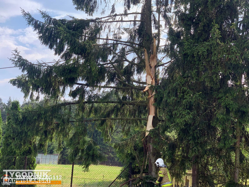 Nawałnica przeszła nad gminą Baranów Sandomierski