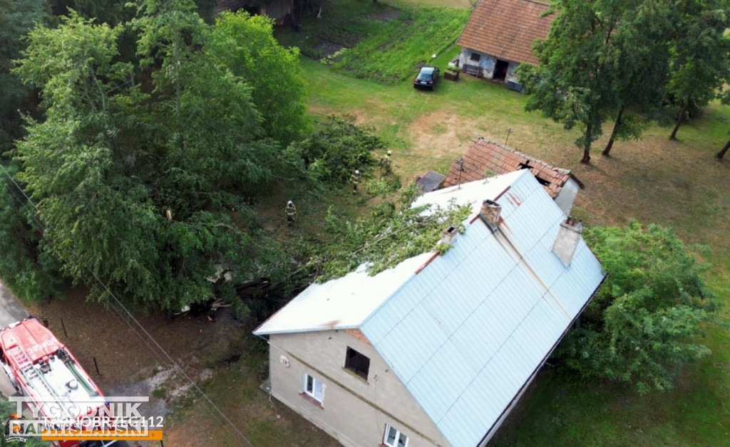 Nawałnica przeszła nad gminą Baranów Sandomierski