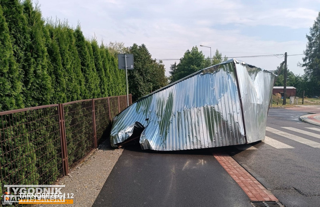 Nawałnica przeszła nad gminą Baranów Sandomierski