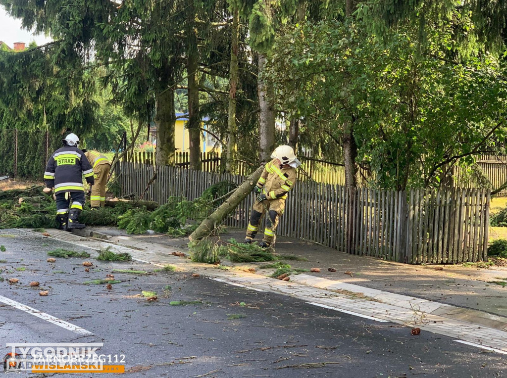 Nawałnica przeszła nad gminą Baranów Sandomierski