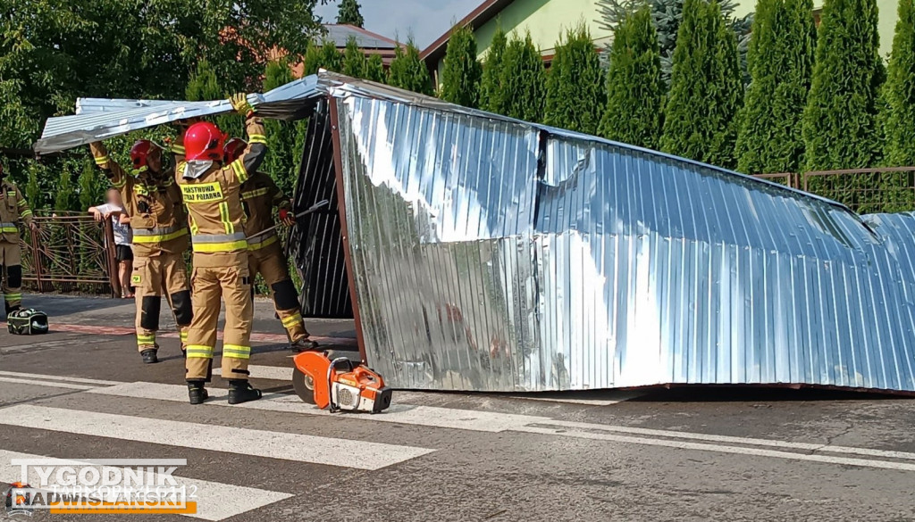 Nawałnica przeszła nad gminą Baranów Sandomierski