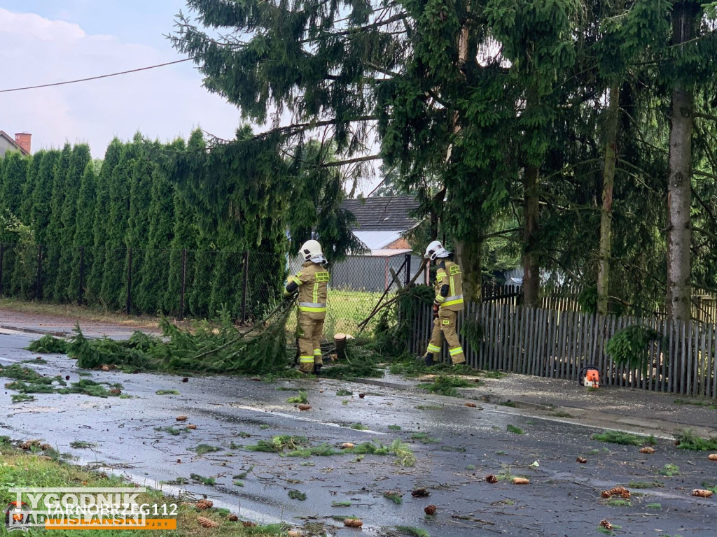 Nawałnica przeszła nad gminą Baranów Sandomierski