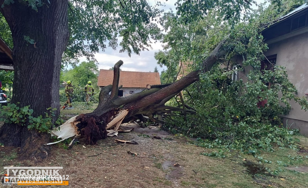 Nawałnica przeszła nad gminą Baranów Sandomierski