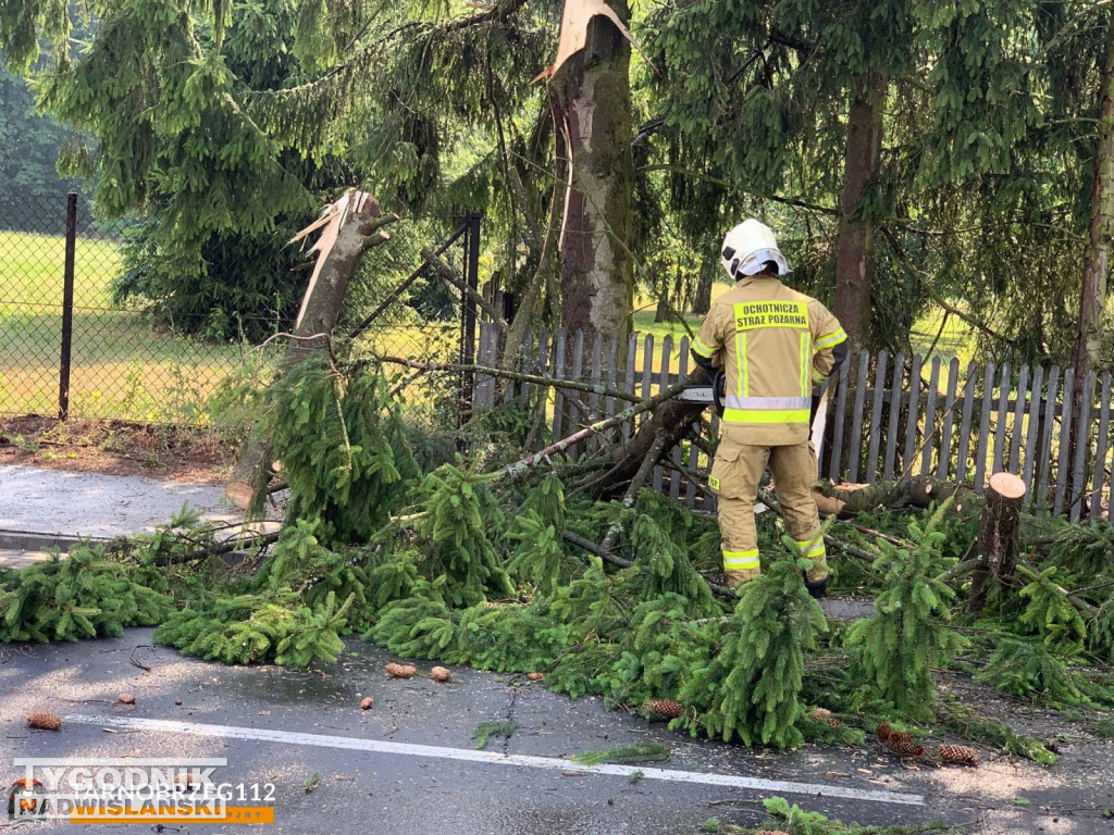 Nawałnica przeszła nad gminą Baranów Sandomierski