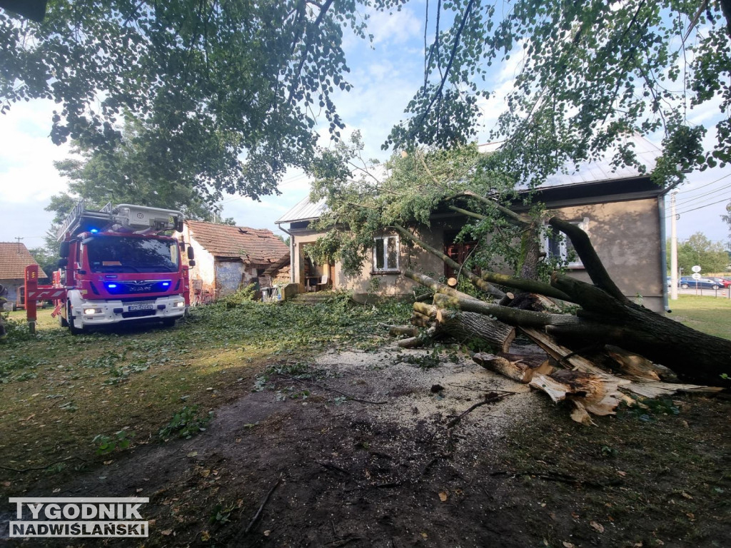 Nawałnica przeszła nad gminą Baranów Sandomierski