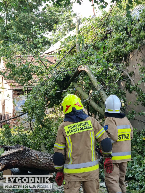 Nawałnica przeszła nad gminą Baranów Sandomierski