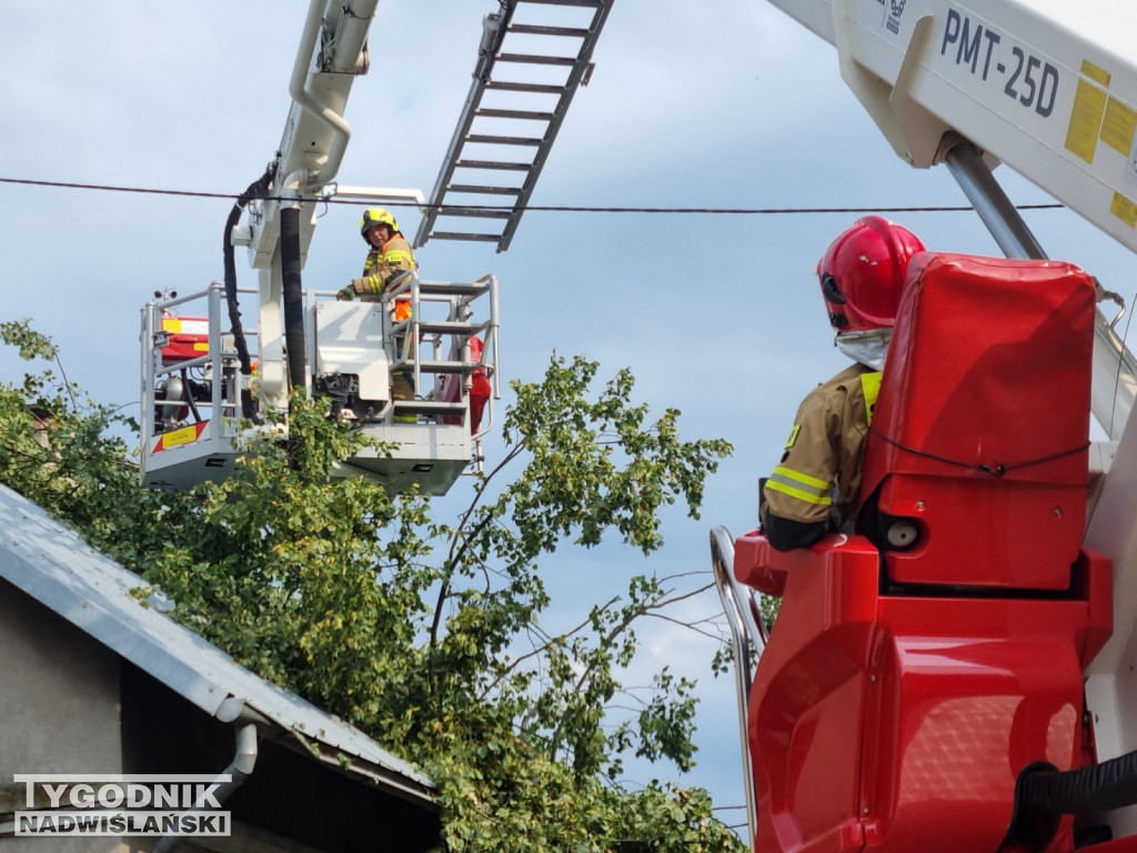 Nawałnica przeszła nad gminą Baranów Sandomierski