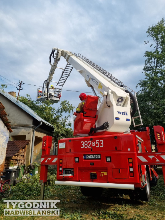 Nawałnica przeszła nad gminą Baranów Sandomierski