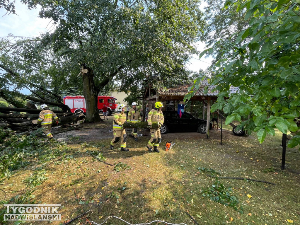 Nawałnica przeszła nad gminą Baranów Sandomierski