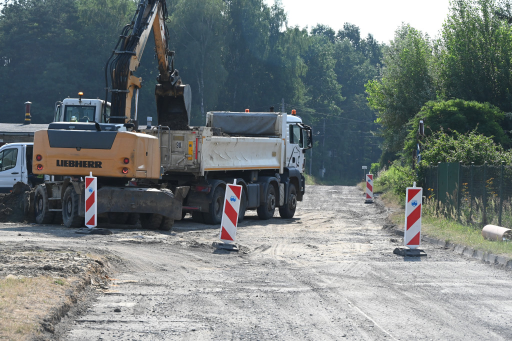 Trwa remont ulicy 12 października w Tarnobrzegu