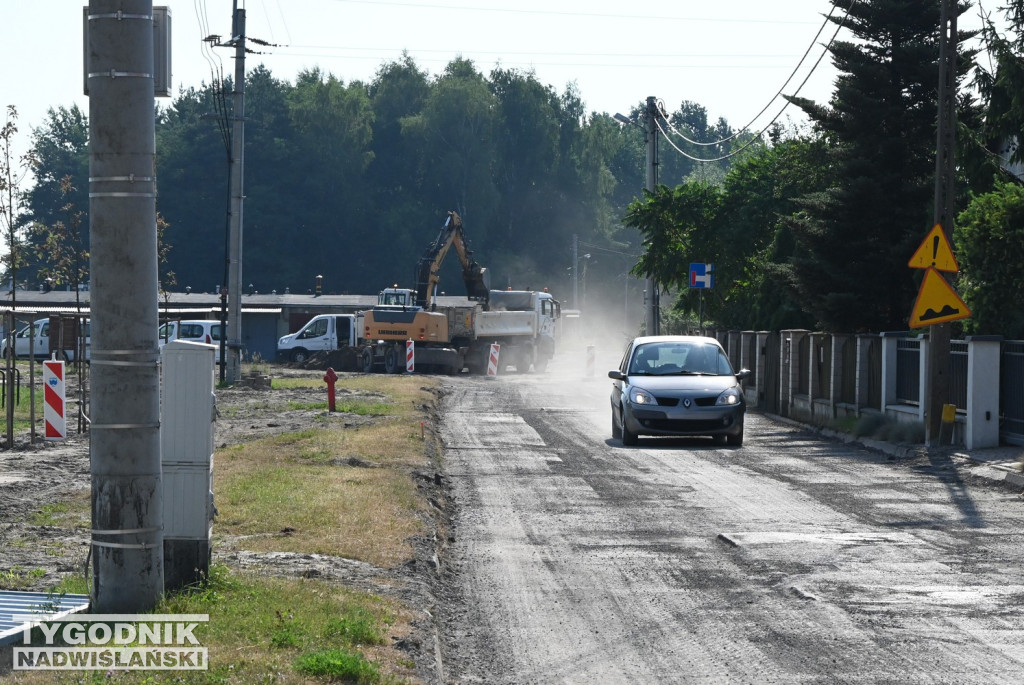 Trwa remont ulicy 12 października w Tarnobrzegu