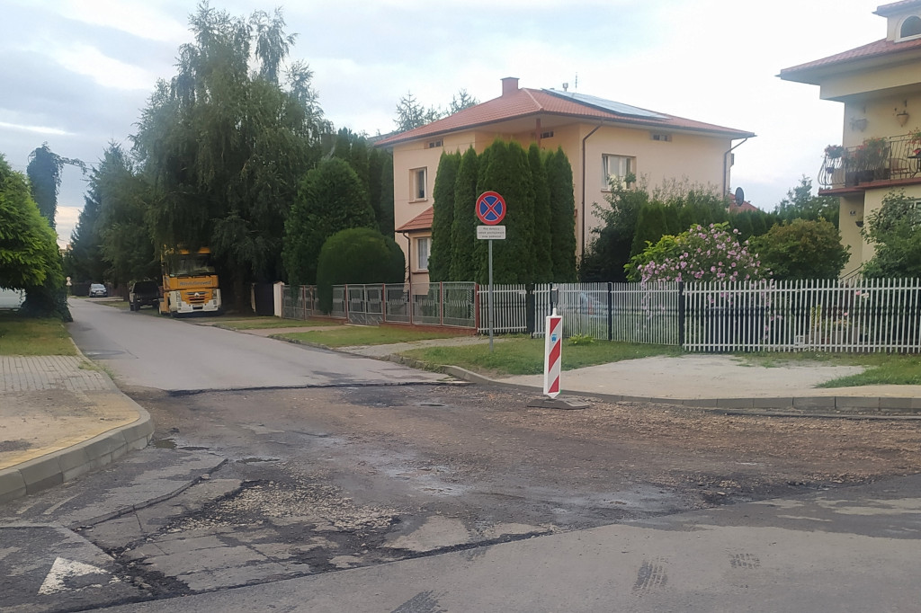 Remont ulicy Milberta w Sandomierzu