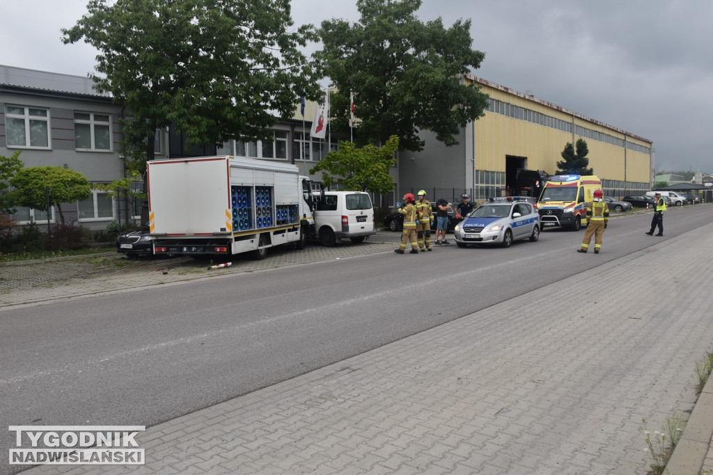 Wypadek w Chmielowie