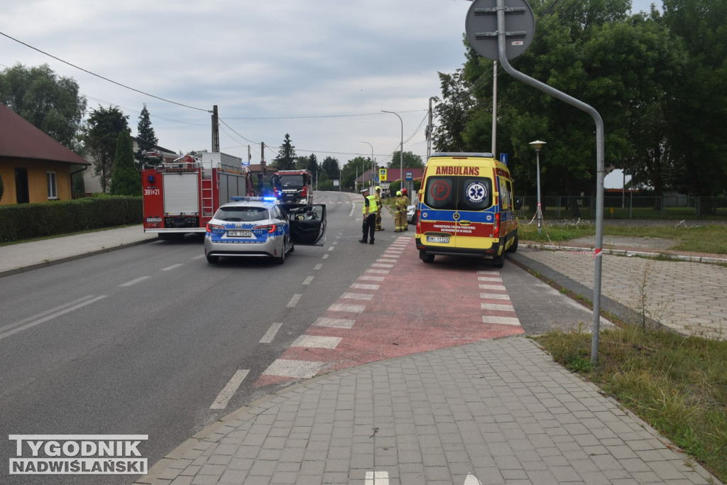 Wypadek na ul. Mickiewicza w Tarnobrzegu