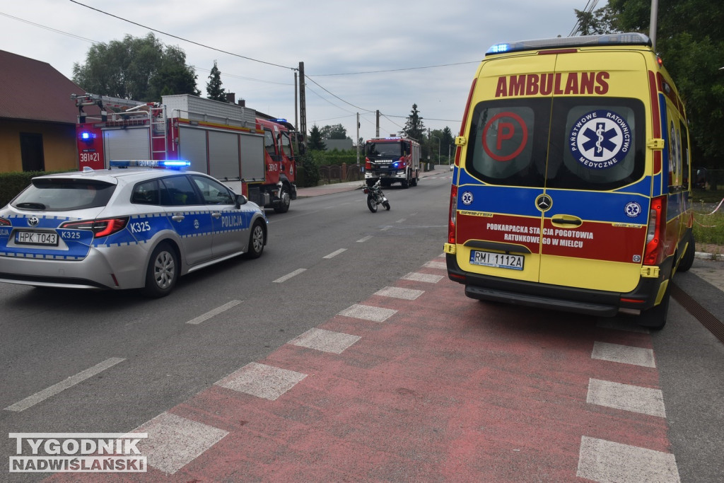 Wypadek na ul. Mickiewicza w Tarnobrzegu