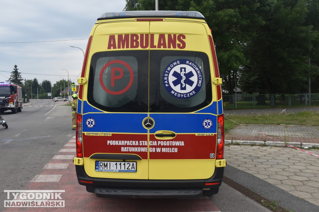 Wypadek na ul. Mickiewicza w Tarnobrzegu
