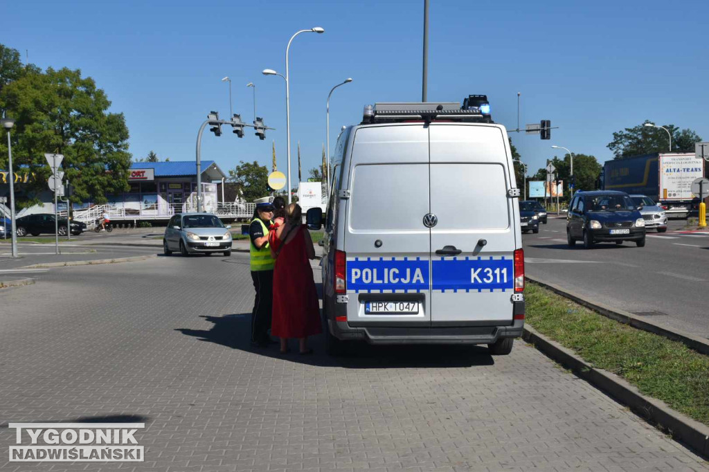 Zdarzenie na parkingu przy tarnobrzeskim cmentarzu