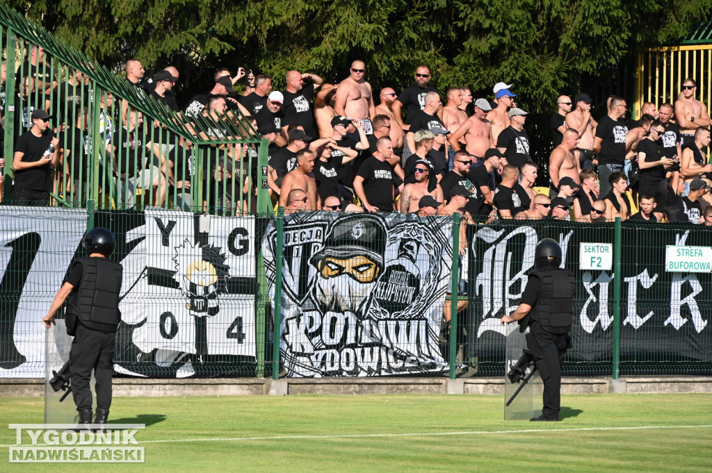 Kibice na meczu Siarka - Sandecja Nowy Sącz