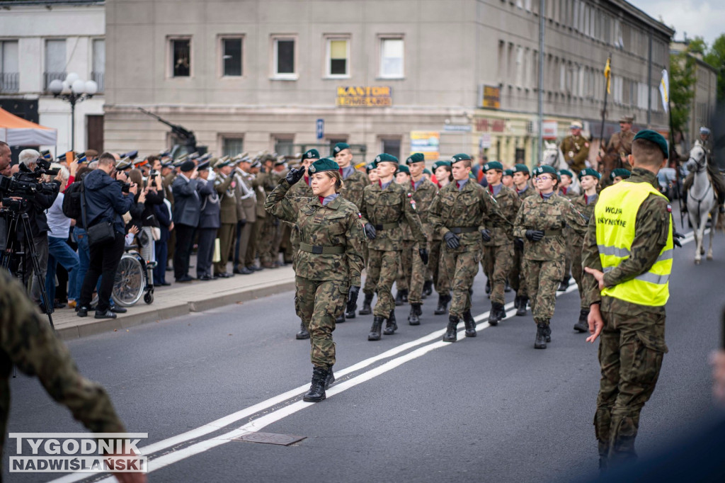 Defilada 18 Pułku Saperów z Niska w Stalowej Woli