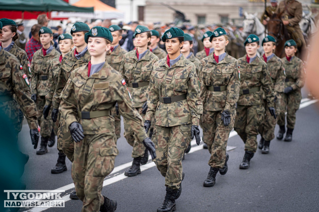 Defilada 18 Pułku Saperów z Niska w Stalowej Woli