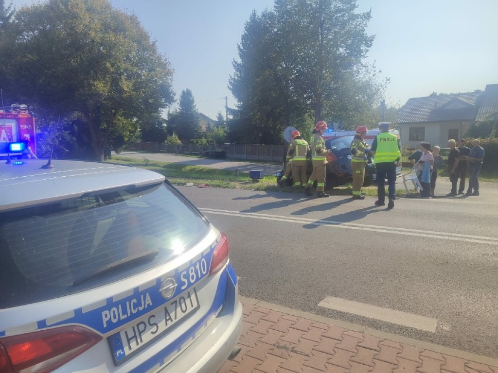 Wypadek pod Staszowem (18.09.24 r.)