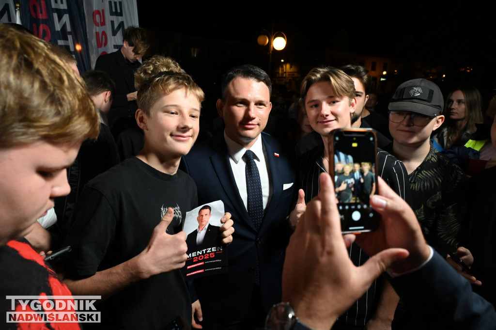 Sławomir Mentzen w Tarnobrzegu