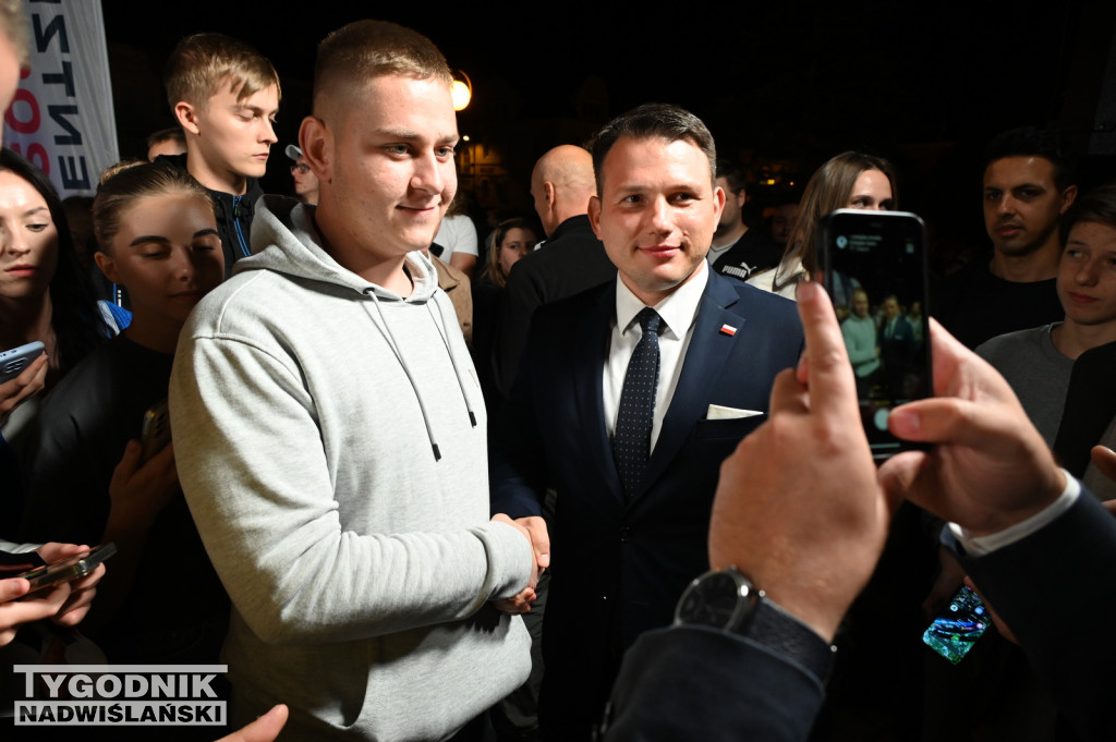 Sławomir Mentzen w Tarnobrzegu