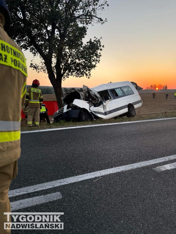 Wypadek busa z piłkarzami Alitu Ożarów