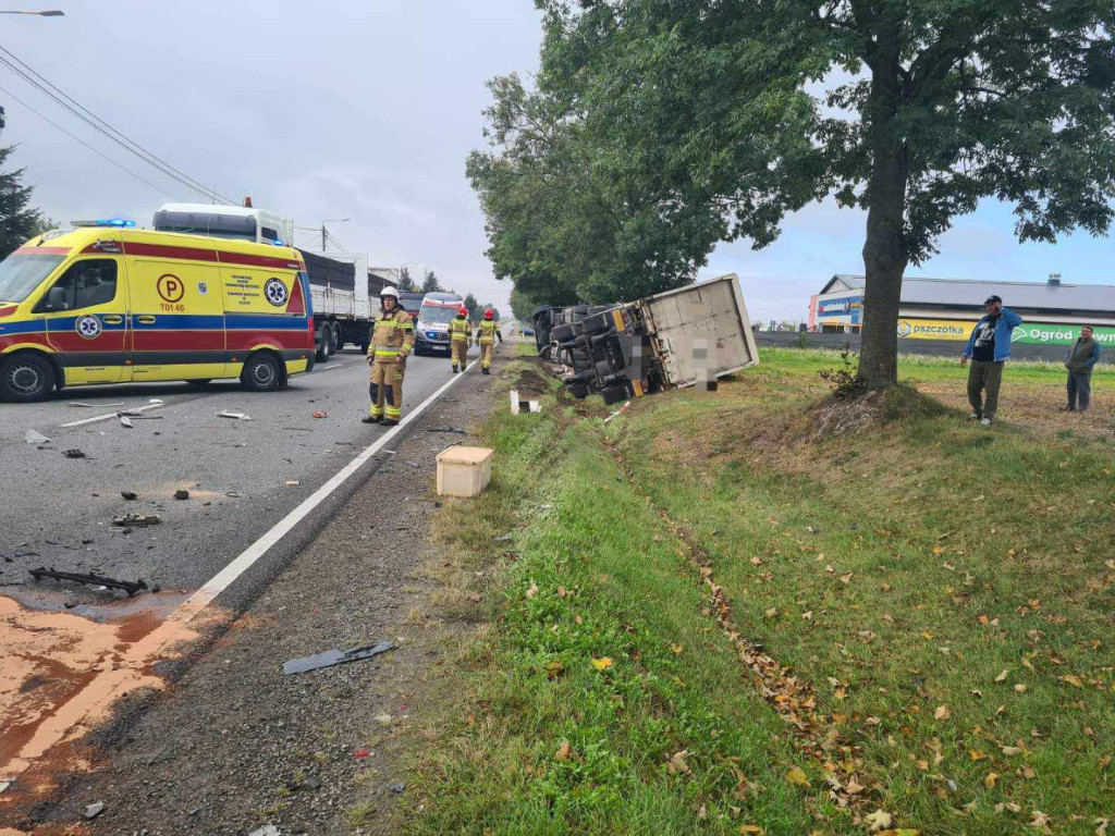 Wypadek w Ożarowie