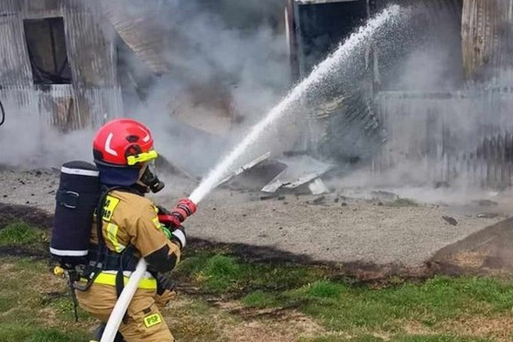 Pożar w gminie Rytwiany