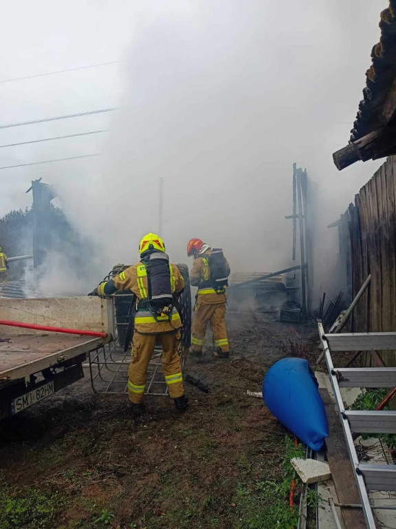 Pożar w gminie Rytwiany